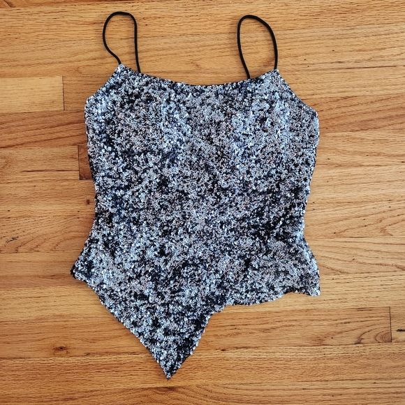 Sean Collection Sequin Top Size Small - Picture 3 of 11